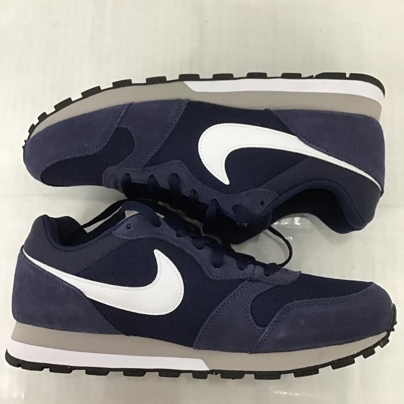 ナイキ NIKE スニーカー スニーカー 749794 410 MD RUNNER 2 26.5cm 箱有 26.5cm ロゴ、文字 紺 / ネイビー / X 白 / ホワイト /  メンズ USED 古着 中古 10085945