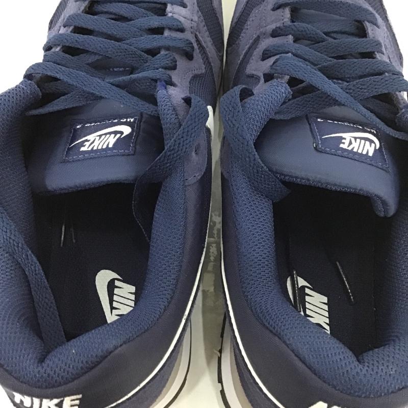 ナイキ NIKE スニーカー スニーカー 749794 410 MD RUNNER 2 26.5cm 箱有 26.5cm ロゴ、文字 紺 / ネイビー / X 白 / ホワイト /  メンズ USED 古着 中古 10085945