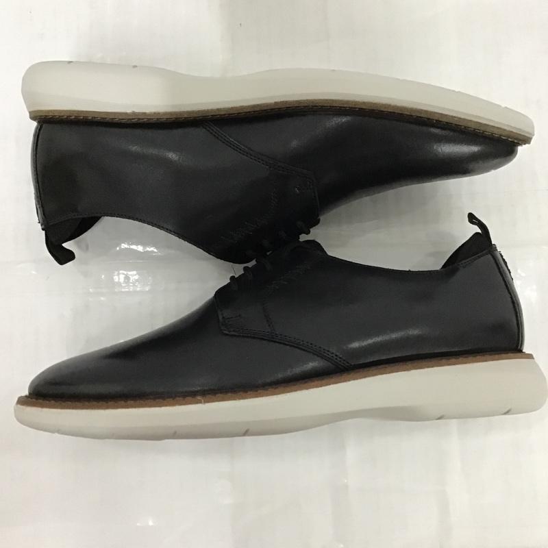 クラークス Clarks 革靴 革靴 Brantin Low UK71/2 US：8.5 無地 黒 / ブラック / X 白 / ホワイト /  メンズ USED 古着 中古 10085947