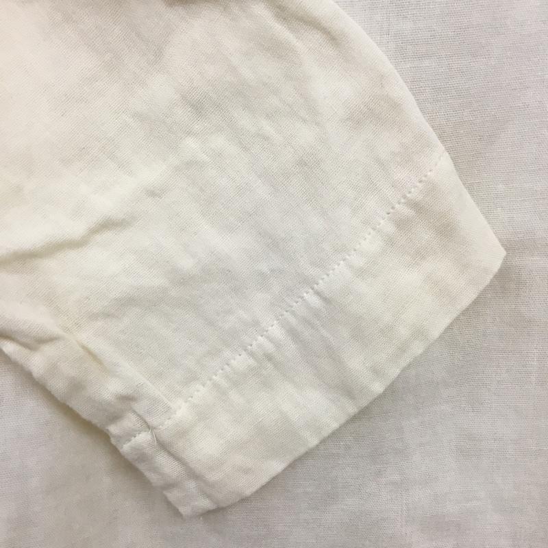 スタディオクリップ studio CLIP カットソー 長袖 S152659-1F ダブルガーゼ スカラップ 刺繍 黄 / イエロー /  レディース USED 古着 中古 10085965