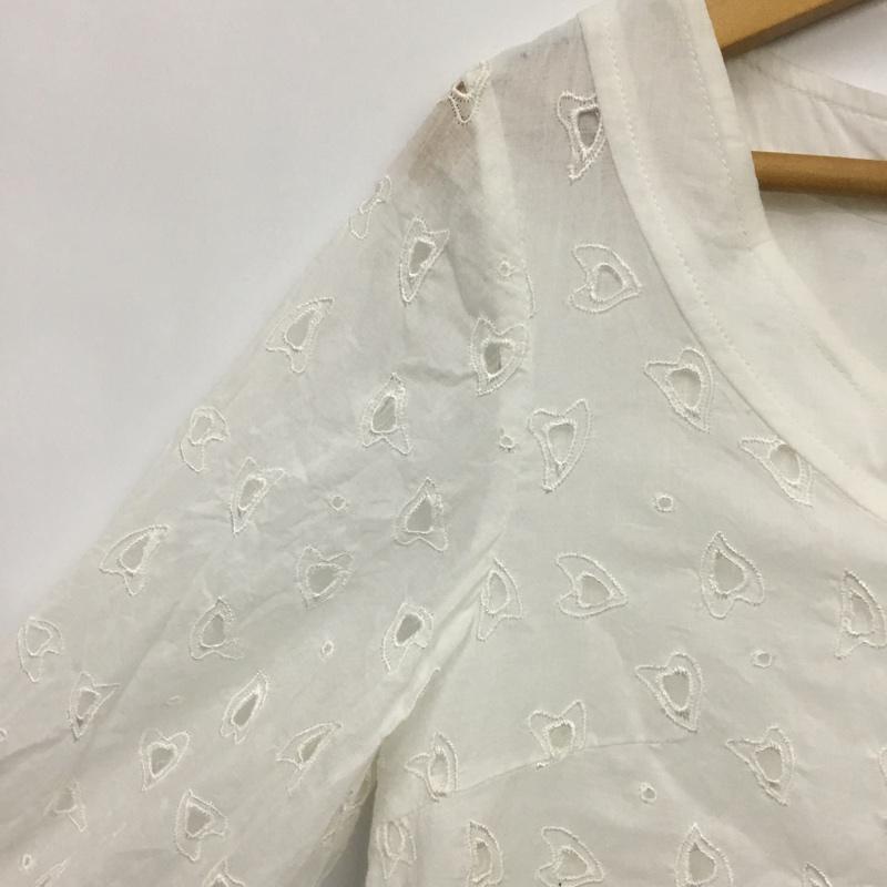 ミルクフェド MILKFED. ワンピース ひざ丈スカート S 無地 白 / ホワイト /  レディース USED 古着 中古 10085970