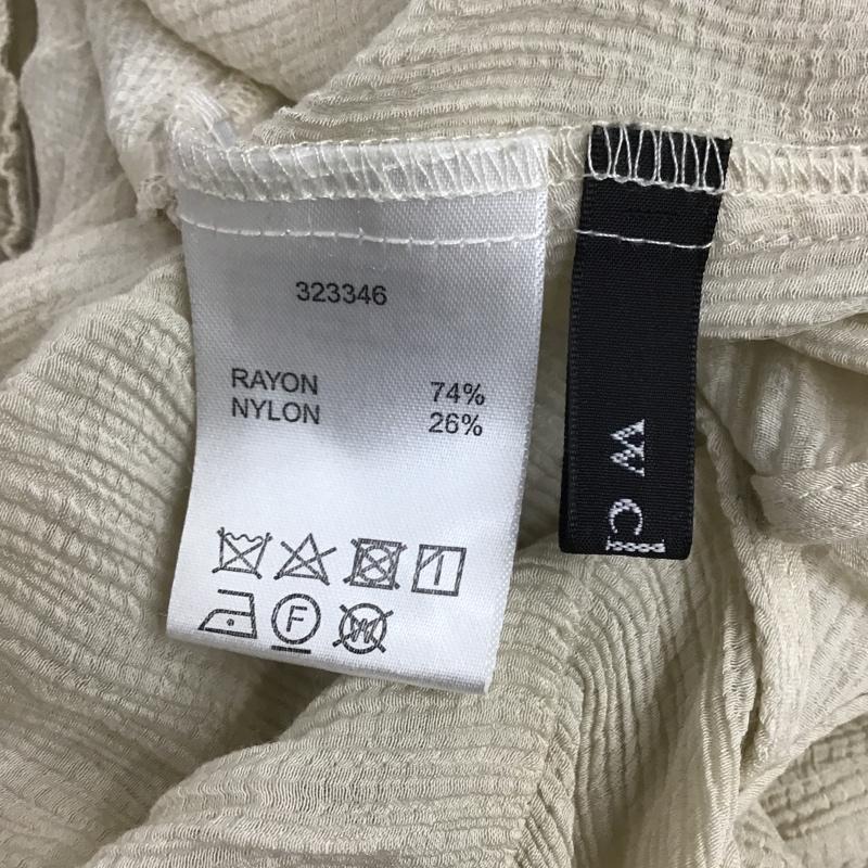 ダブルクローゼット w closet ワンピース ロングスカート FREE 無地 アイボリー / アイボリー /  レディース USED 古着 中古 10086016