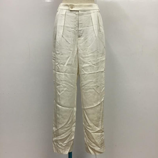 ニジュウサンク 23区 パンツ スラックス 38 無地 白 / ホワイト /  レディース USED 古着 中古 10086056