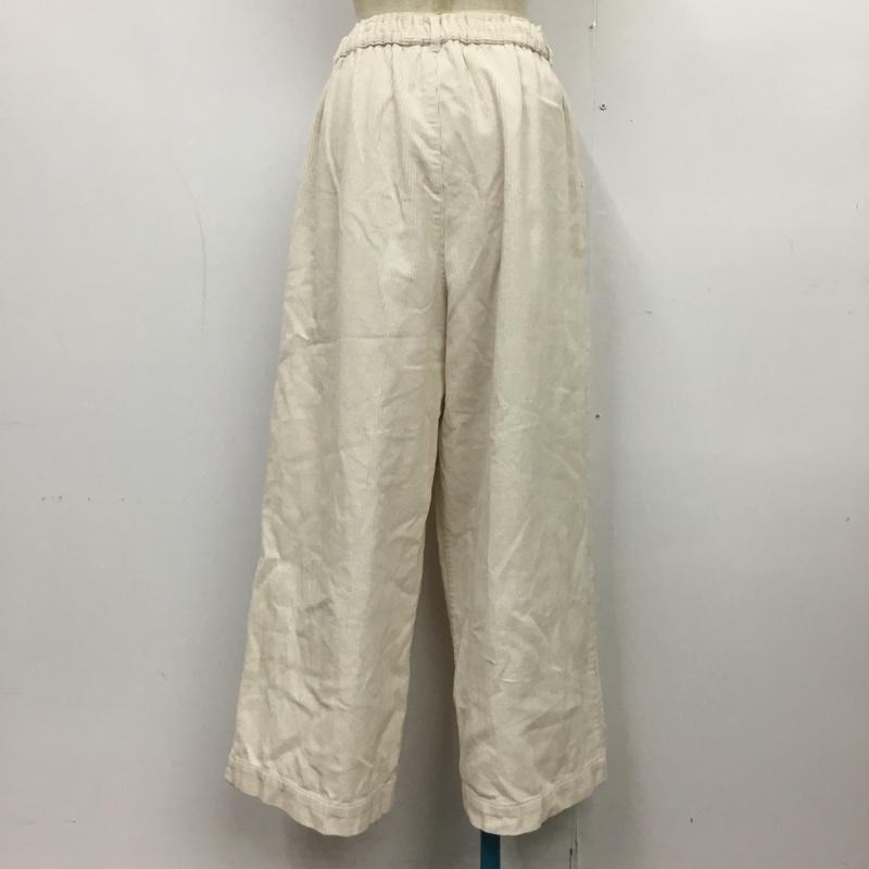 ニコアンド niko and... ボトムス ボトムス 3 無地 白 / ホワイト /  レディース USED 古着 中古 10086084