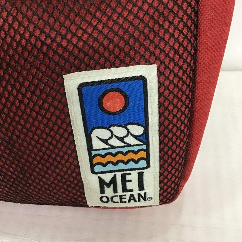 メイ MEI ショルダーバッグ ショルダーバッグ ロゴ、文字 黒 / ブラック / X 赤 / レッド /  レディース USED 古着 中古 10086098