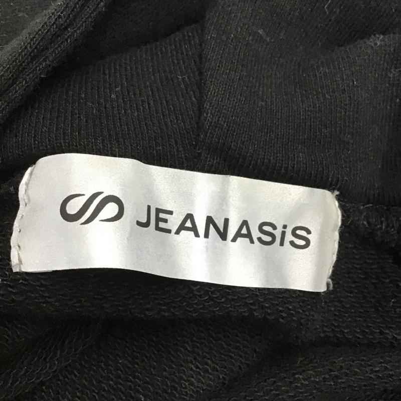 ジーナシス JEANASIS ワンピース ロングスカート JS430025TP スウェットワンピース FREE ロゴ、文字 黒 / ブラック /  レディース USED 古着 中古 10086110