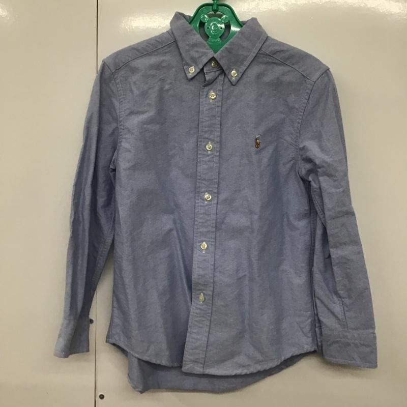 ラルフローレン RALPHLAUREN シャツ、ブラウス 長袖 ボタンダウン 6 ワンポイント 水色 / ライトブルー /  ボーイズ USED 古着 中古 10086151