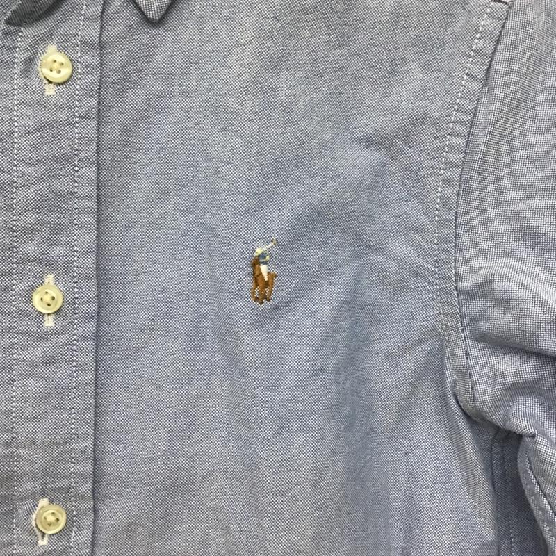 ラルフローレン RALPHLAUREN シャツ、ブラウス 長袖 ボタンダウン 6 ワンポイント 水色 / ライトブルー /  ボーイズ USED 古着 中古 10086151