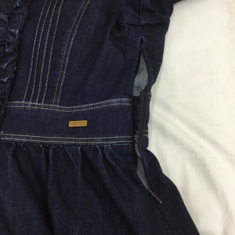 バーバリーブルーレーベル BURBERRY BLUE LABEL ワンピース ひざ丈スカート ストレッチ　デニム 36 インディゴ / インディゴ /  レディース USED 古着 中古 10086160