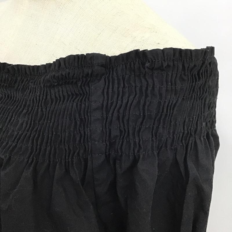ザラベーシック ZARA BASIC カットソー 長袖 M 無地 黒 / ブラック /  レディース USED 古着 中古 10086178