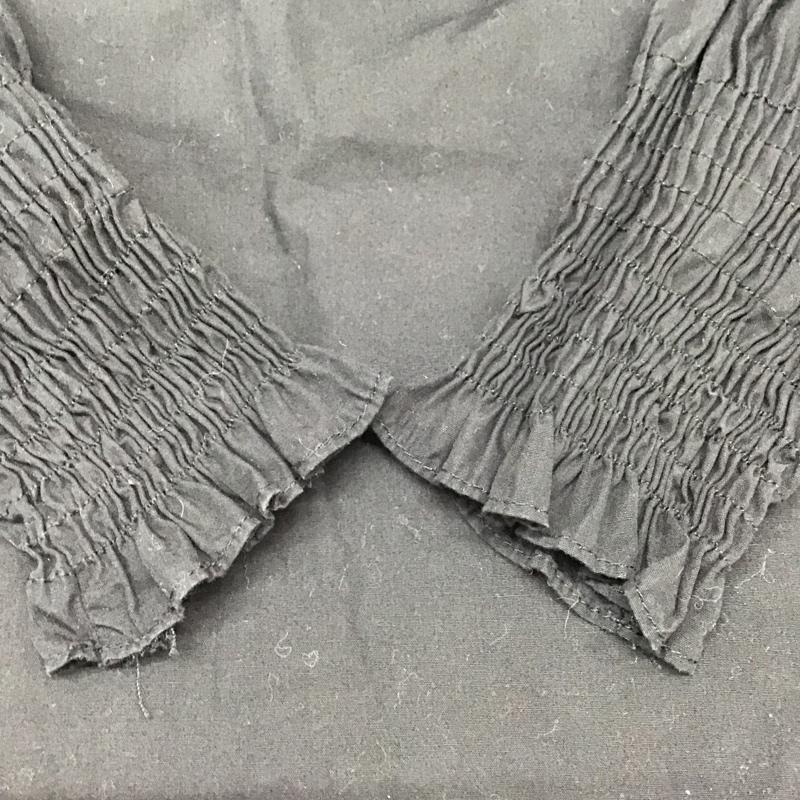 ザラベーシック ZARA BASIC カットソー 長袖 M 無地 黒 / ブラック /  レディース USED 古着 中古 10086178