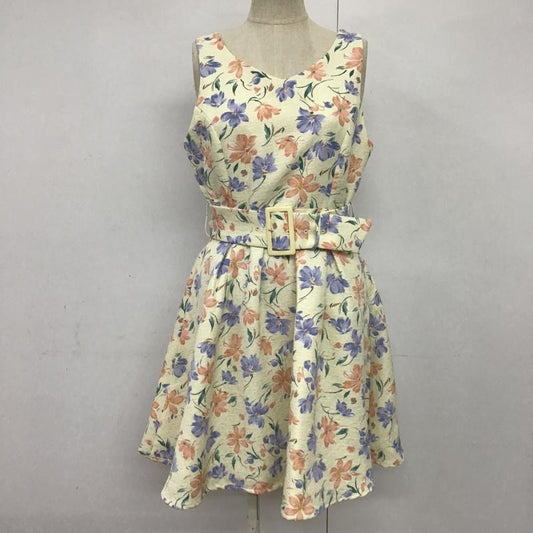 ダズリン dazzlin ワンピース ひざ丈スカート S 花柄 マルチカラー / マルチカラー /  レディース USED 古着 中古 10086183