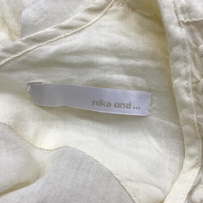 ニコアンド niko and... カットソー 半袖 無地 アイボリー / アイボリー /  レディース USED 古着 中古 10086186