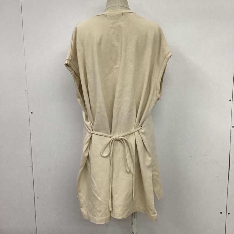 シップス SHIPS タンクトップ タンクトップ 無地 ベージュ / ベージュ /  レディース USED 古着 中古 10086199