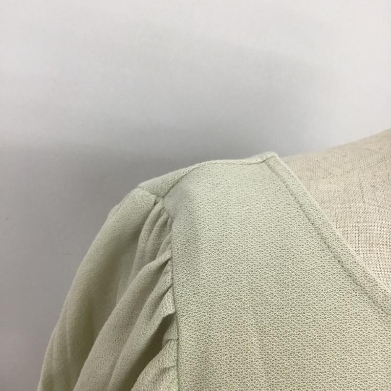 マウジー MOUSSY カットソー 半袖 FREE 無地 カーキ / カーキ /  レディース USED 古着 中古 10086201