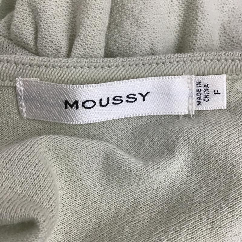 マウジー MOUSSY カットソー 半袖 FREE 無地 カーキ / カーキ /  レディース USED 古着 中古 10086201
