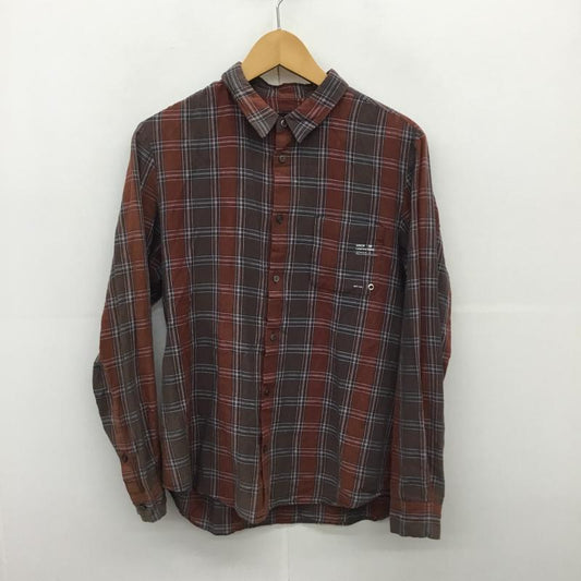 アンダーカバー UNDERCOVER シャツ、ブラウス 長袖 E4408 2 チェック 茶 / ブラウン /  メンズ USED 古着 中古 10086218