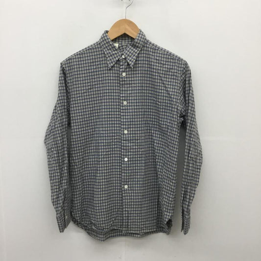 エヌハリウッド N.HOOLYWOOD シャツ、ブラウス 長袖 112-SH02 pieses 36 チェック 灰 / グレー /  メンズ USED 古着 中古 10086219