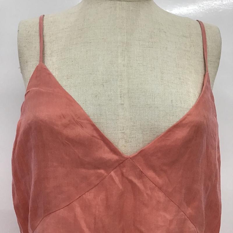 ザラ ZARA ワンピース ひざ丈スカート L 無地 桃 / ピンク /  レディース USED 古着 中古 10086228