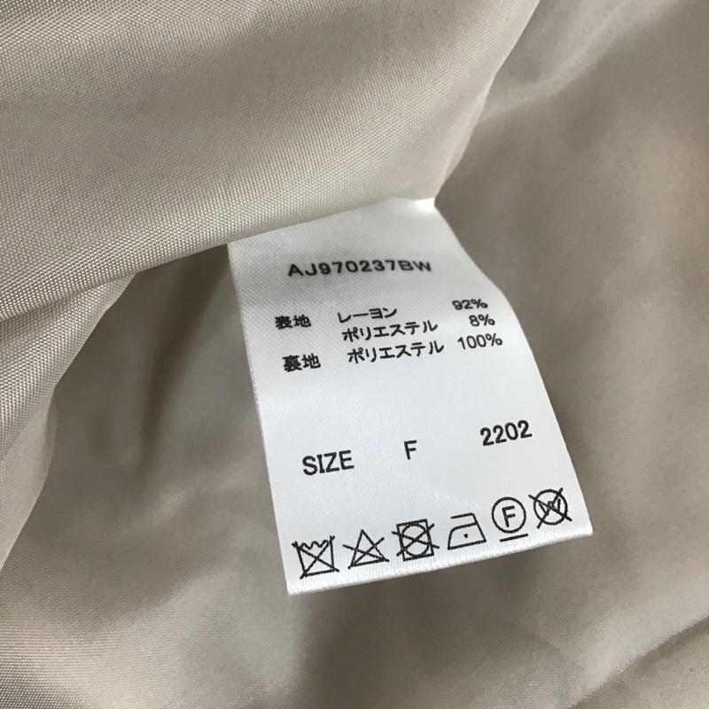 アプレジュール apres jour コート コート一般 FREE 無地 ベージュ / ベージュ /  レディース USED 古着 中古 10086250
