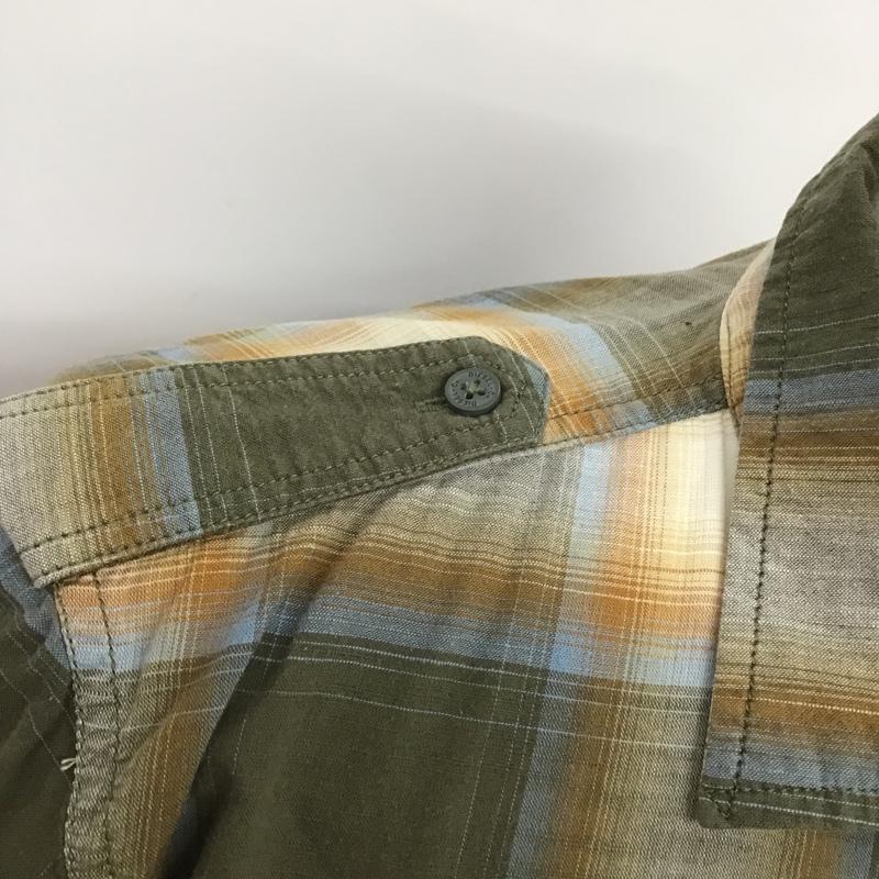 ディーゼル DIESEL シャツ、ブラウス 半袖 M チェック カーキ / カーキ / X ベージュ / ベージュ / X 水色 / ライトブルー /  メンズ USED 古着 中古 10086273