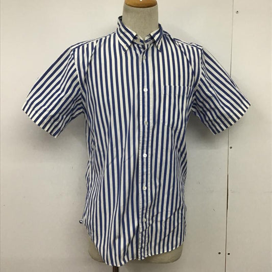 カバンドズッカ CABANE de ZUCCa シャツ、ブラウス 半袖 ボタンダウンシャツ M ストライプ マルチカラー / マルチカラー /  メンズ USED 古着 中古 10086288