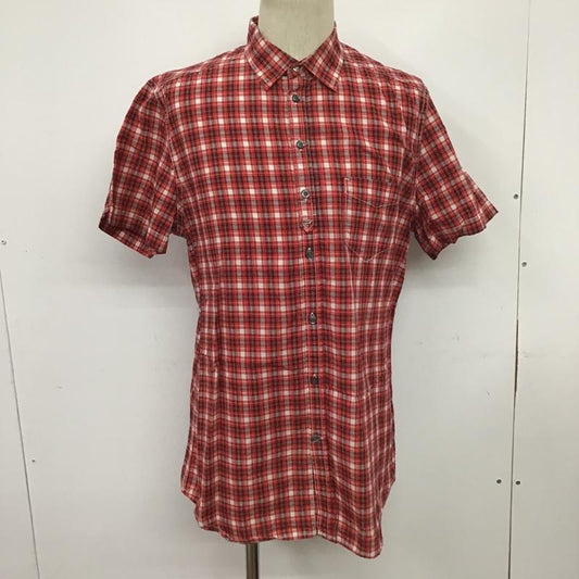 ディーゼル DIESEL シャツ、ブラウス 半袖 L チェック 赤 / レッド / X 白 / ホワイト / X 黒 / ブラック /  メンズ USED 古着 中古 10086296
