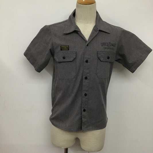 クライミー CRIMIE シャツ、ブラウス 半袖 S 無地 灰 / グレー /  メンズ USED 古着 中古 10086298