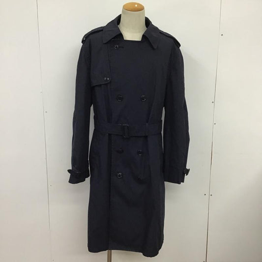 ディーエスシーピー DSCP コート トレンチコート 46R 無地 紺 / ネイビー /  メンズ USED 古着 中古 10086324