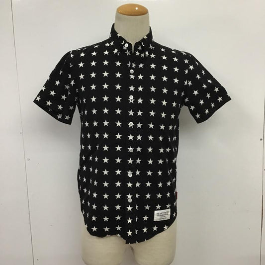 ギルティーパーティーズ GUILTYPARTIES シャツ、ブラウス 半袖 15SS-P-SHI-08 WACKO MARIA ボダンダウン S 星 黒 / ブラック / X 白 / ホワイト /  メンズ USED 古着 中古 10086349