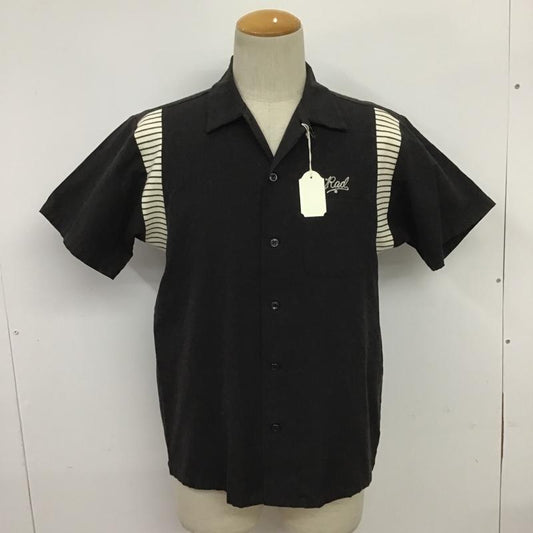 ラディアル RADIALL シャツ、ブラウス 半袖 RAD-15SS-SH021 JESUS T/C/R OXFORD BOWLING SHIRT M 無地 黒 / ブラック /  メンズ USED 古着 中古 10086352