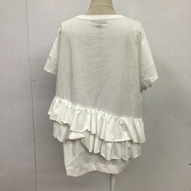 シップス SHIPS カットソー 半袖 38 無地 白 / ホワイト /  レディース USED 古着 中古 10086357