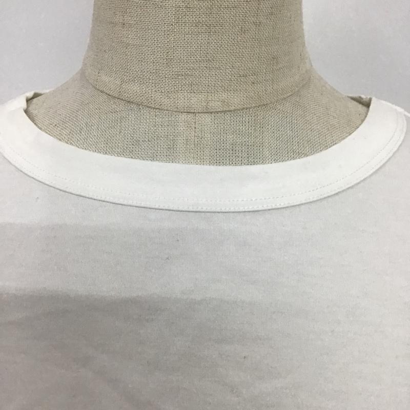 シップス SHIPS カットソー 半袖 38 無地 白 / ホワイト /  レディース USED 古着 中古 10086357