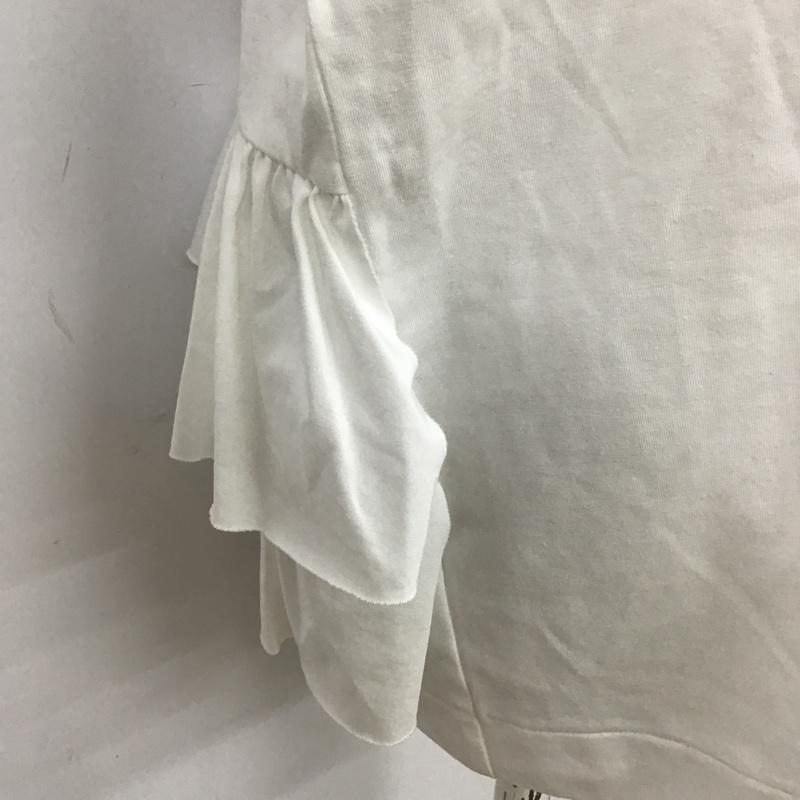 シップス SHIPS カットソー 半袖 38 無地 白 / ホワイト /  レディース USED 古着 中古 10086357