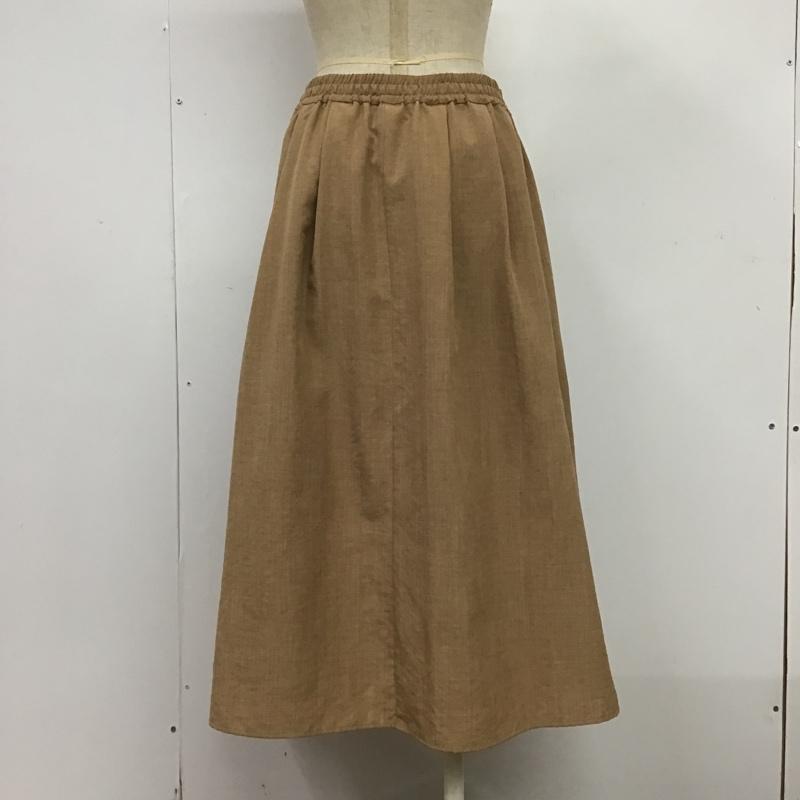 シンプリシテェ Simplicite スカート ロングスカート 無地 茶 / ブラウン /  レディース USED 古着 中古 10086359