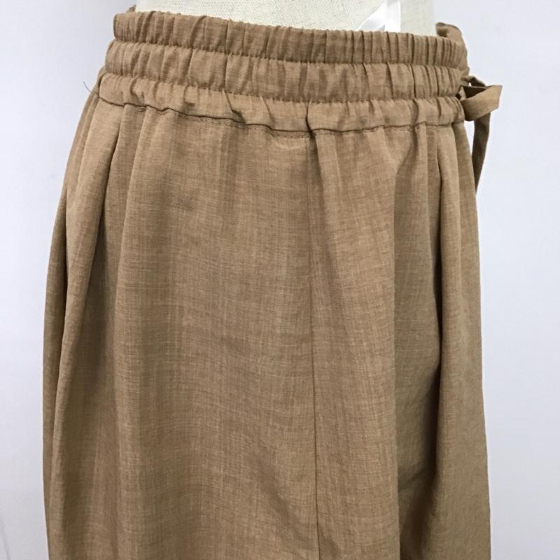 シンプリシテェ Simplicite スカート ロングスカート 無地 茶 / ブラウン /  レディース USED 古着 中古 10086359