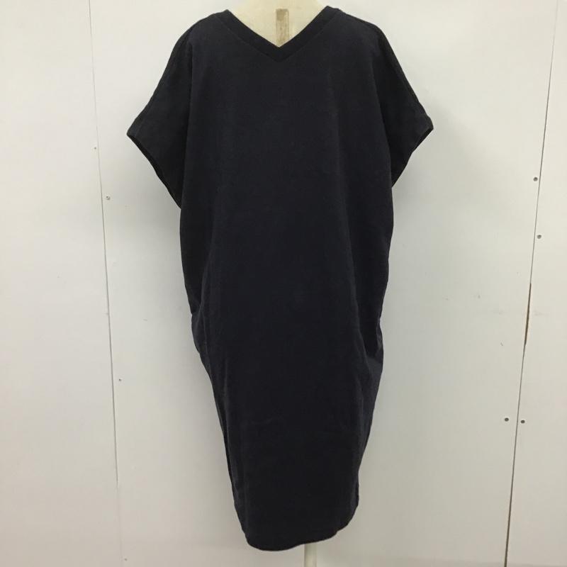 サニーレーベルアーバンリサーチ Sonny Label URBAN RESEARCH ワンピース ひざ丈スカート FREE 無地 紺 / ネイビー /  レディース USED 古着 中古 10086378