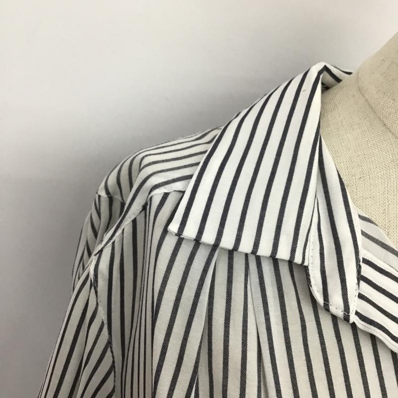 ナチュラルビューティーベーシック NATURAL BEAUTY BASIC カットソー 長袖 L ストライプ マルチカラー / マルチカラー /  レディース USED 古着 中古 10086380