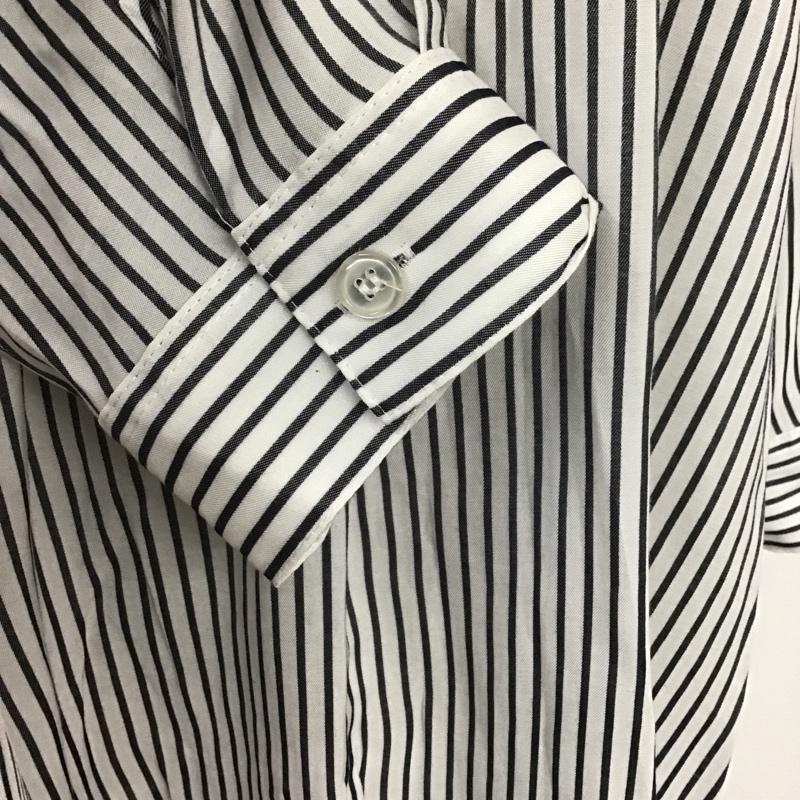 ナチュラルビューティーベーシック NATURAL BEAUTY BASIC カットソー 長袖 L ストライプ マルチカラー / マルチカラー /  レディース USED 古着 中古 10086380