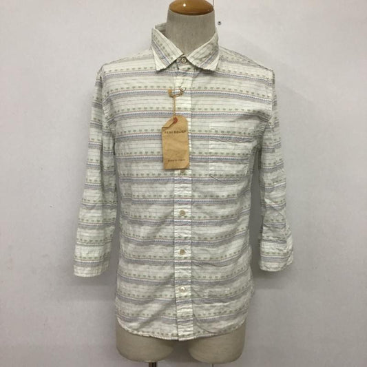 レミ レリーフ REMI RELIEF シャツ、ブラウス 七分袖 S  マルチカラー / マルチカラー /  メンズ USED 古着 中古 10086400