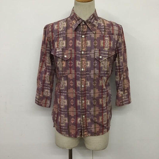 レミ レリーフ REMI RELIEF シャツ、ブラウス 七分袖 M 総柄 マルチカラー / マルチカラー /  メンズ USED 古着 中古 10086401