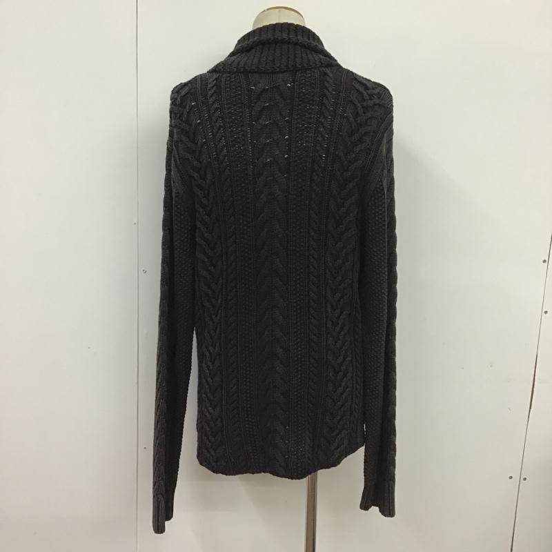 デニムアンドサプライラルフローレン DENIM & SUPPLYRALPHLAUREN カーディガン 長袖 M 無地 黒 / ブラック /  メンズ USED 古着 中古 10086649