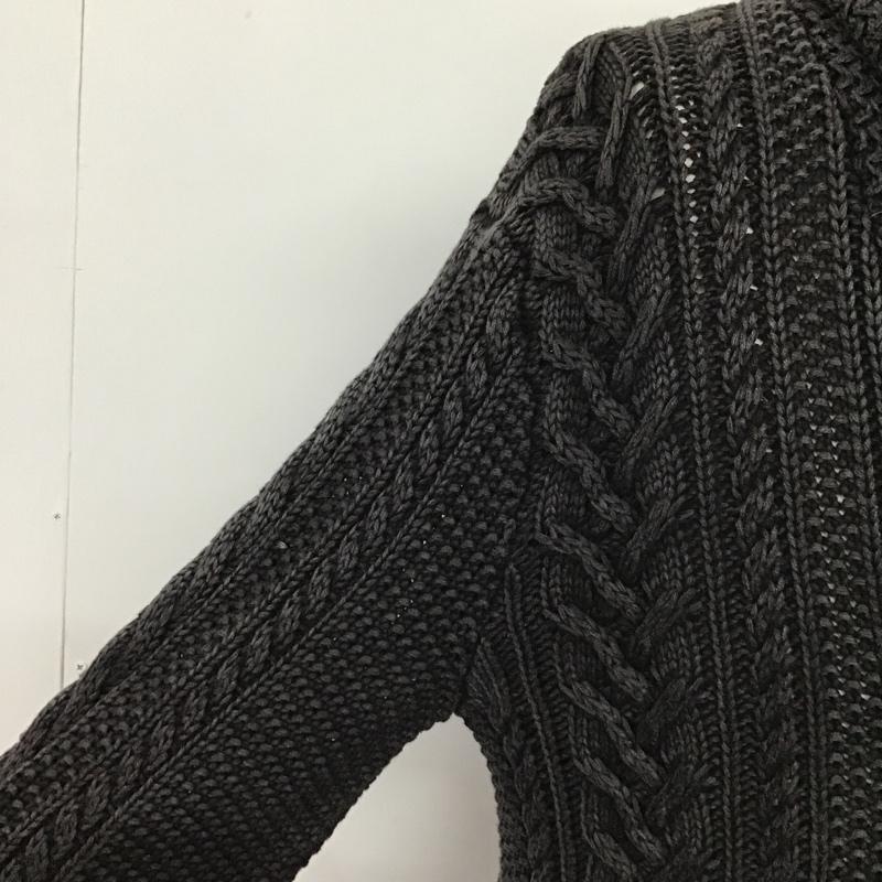 デニムアンドサプライラルフローレン DENIM & SUPPLYRALPHLAUREN カーディガン 長袖 M 無地 黒 / ブラック /  メンズ USED 古着 中古 10086649