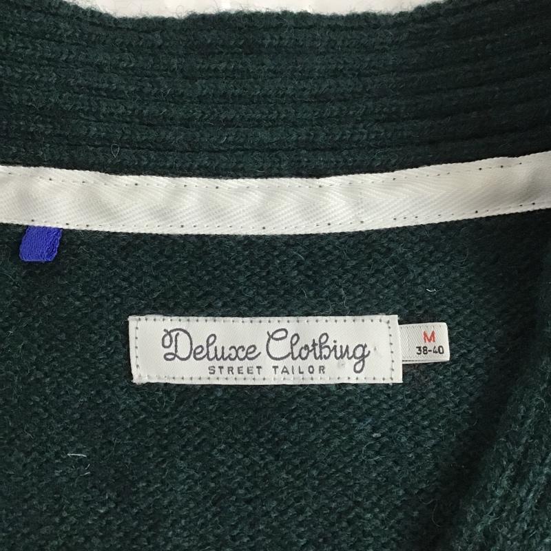 デラックス DELUXE ニット、セーター 長袖 M 無地 緑 / グリーン /  メンズ USED 古着 中古 10086650