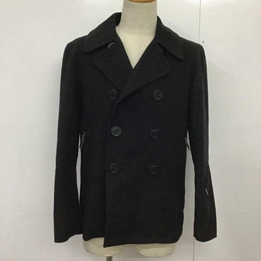 ラウンジリザード LOUNGE LIZARD コート ピーコート SCH 53064327 SCHOTT 1 無地 黒 / ブラック /  メンズ USED 古着 中古 10086740