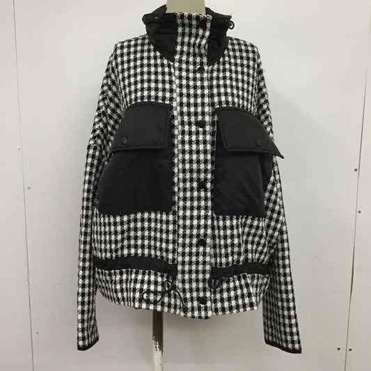 ザラ ZARA ジャケット、上着 ジャケット、ブレザー 2674 400 064 ツイード XS チェック 白 / ホワイト / X 黒 / ブラック /  レディース USED 古着 中古 10086802