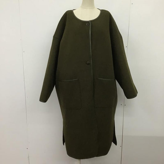 サマンサモスモス Samansa Mos2 コート コート一般 1303741 4WAY パイピングコート FREE 無地 カーキ / カーキ /  レディース USED 古着 中古 10086808