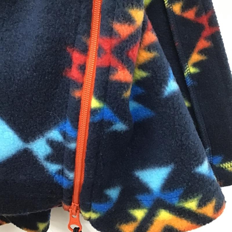 コロンビア Columbia スカート ひざ丈スカート 211 PL5399 バックアイスプリングスカート フリース M 総柄 紺 / ネイビー /  レディース USED 古着 中古 10086813