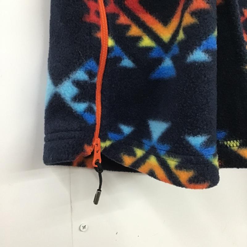 コロンビア Columbia スカート ひざ丈スカート 211 PL5399 バックアイスプリングスカート フリース M 総柄 紺 / ネイビー /  レディース USED 古着 中古 10086813