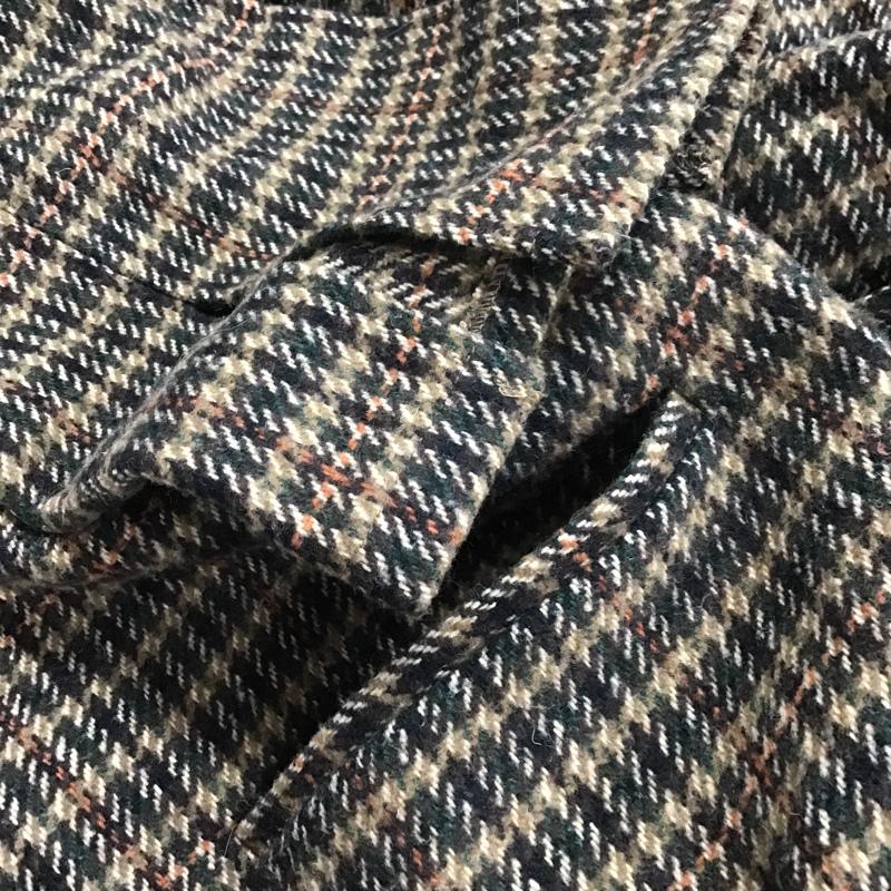 カスタネ Kastane カットソー 長袖 K194514-21 Vネック FREE チェック 黒 / ブラック / X 茶 / ブラウン / X ベージュ / ベージュ / X 橙 / オレンジ / X 緑 / グリーン /  レディース USED 古着 中古 10086822